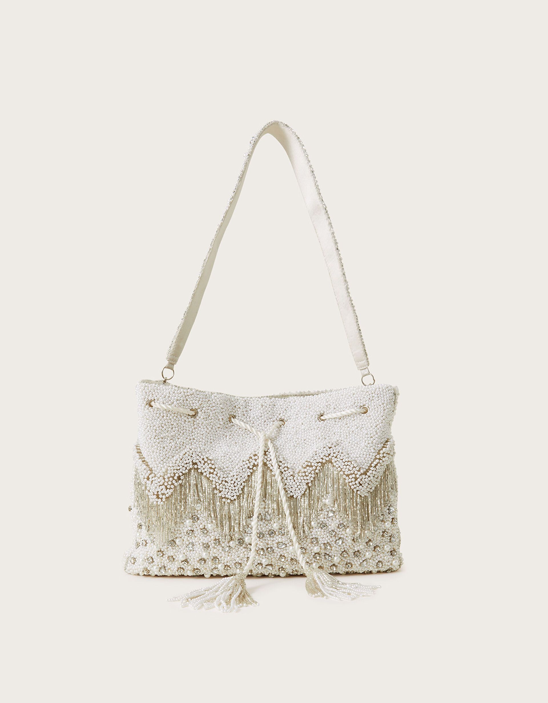 Pearly Embellished Pouch Bag | Monsoon (UK)