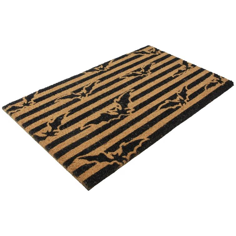 Flying Bats 30" x 18" Non-Slip Indoor Outdoor Door Mat | Wayfair North America