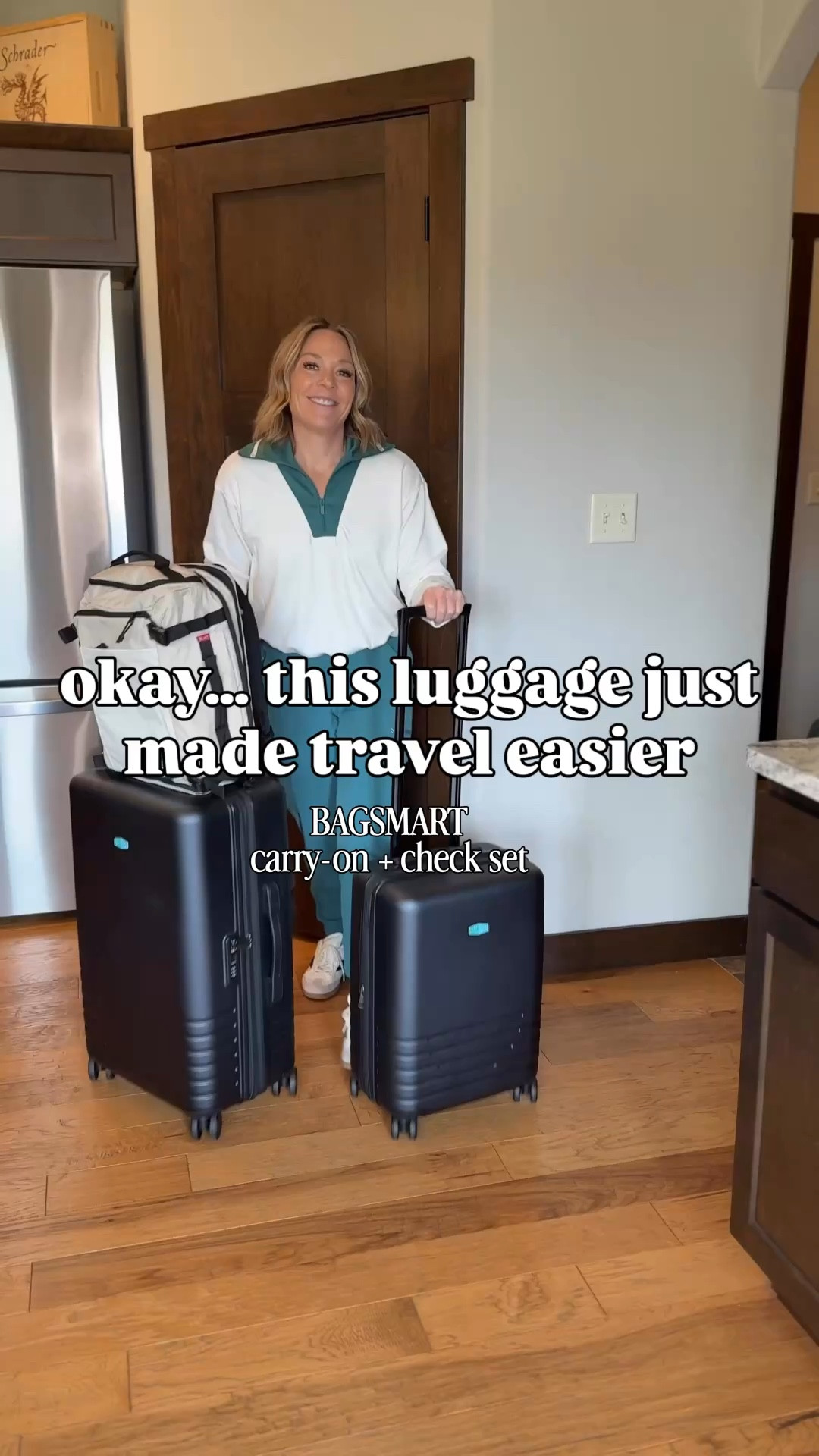 if getting out the door for a trip feels chaotic every single time… this luggage from @bagsmart_official helped 🧳

i didn’t expect luggage to make that big of a difference… but this just makes things easier

the 26” has a built-in weight scale so you’re not guessing at the airport ✈️
and all 3 pieces expand for extra capacity when you need it

everything has a place
i’m not digging for stuff
and i’m not juggling 5 things trying to get through the airport

which… as a busy mom… matters more than i thought it would

this is the kind of thing that just makes travel feel calmer

use code ANGIE10CO for 10% off 
link in bio ✈️

 https://s.rto.ai/t/32d0e50c
or comment LUGGAGE and i’ll send it to you 🤍


#LTKOver40 #LTKTravel
