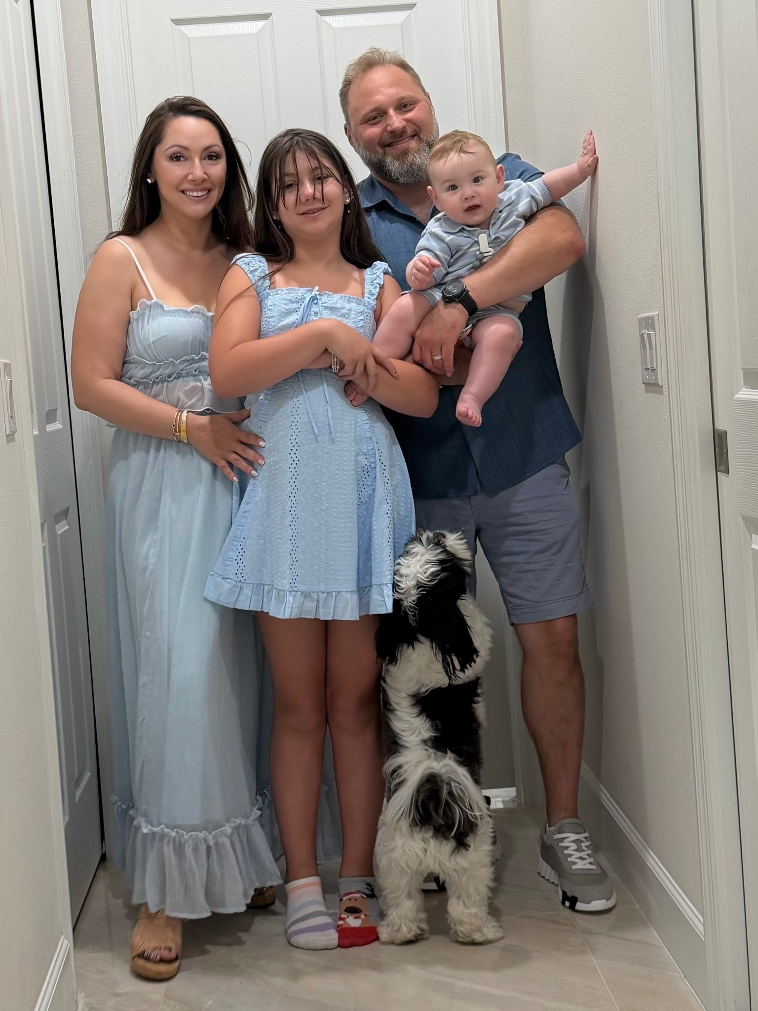 Family matching blue outfits! 

#LTKmomlife #LTKBaby #LTKKids