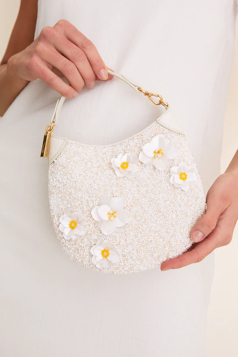 Frosting Floral Beaded Pouch | Tuckernuck (US)