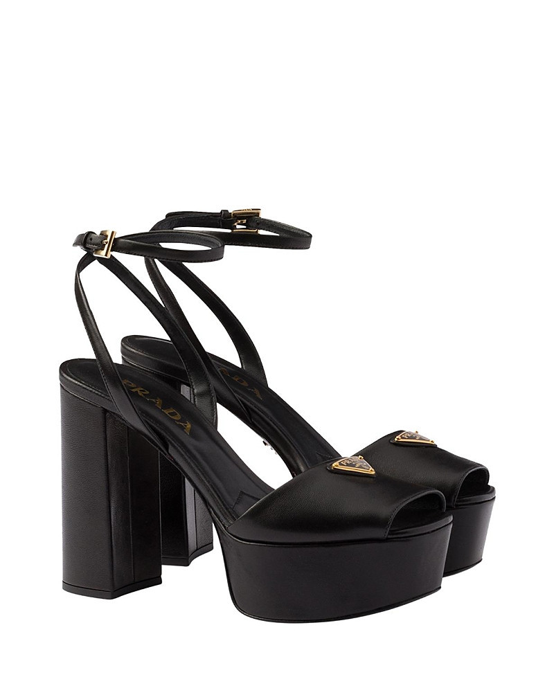 Prada Women's Nappa Leather Platform Sandals | Bloomingdale's (US)
