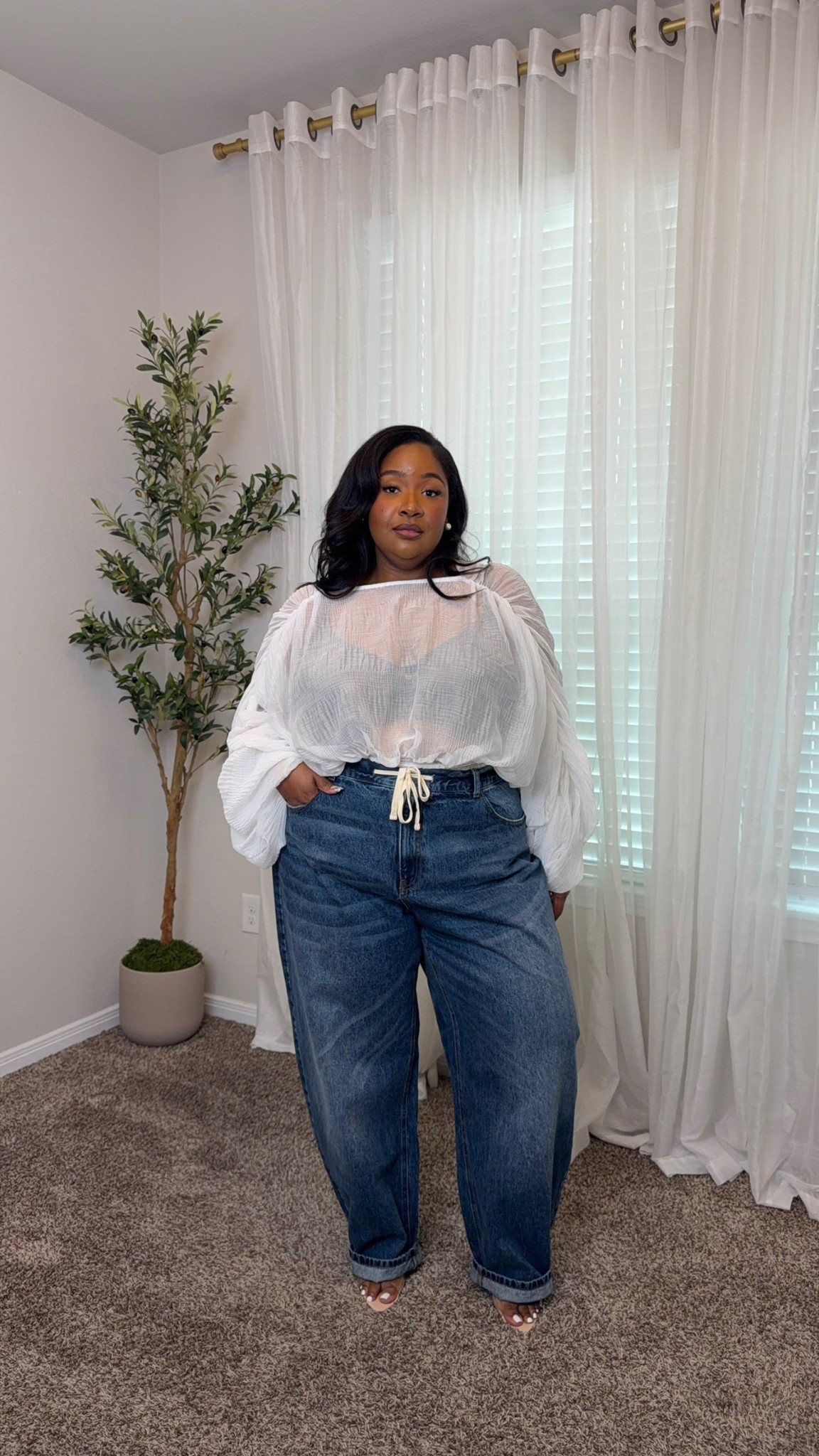 ✨ Plus Size Elevated Casual Outfit Idea Perfect For Spring
Plus Size Denim Jeans | Plus Size Wide Leg Pants | Plus Size Fashion | Spring Outfit Idea | Plus Size Spring Outfit

#LTKPlusSize #LTKootd #LTKgrwm