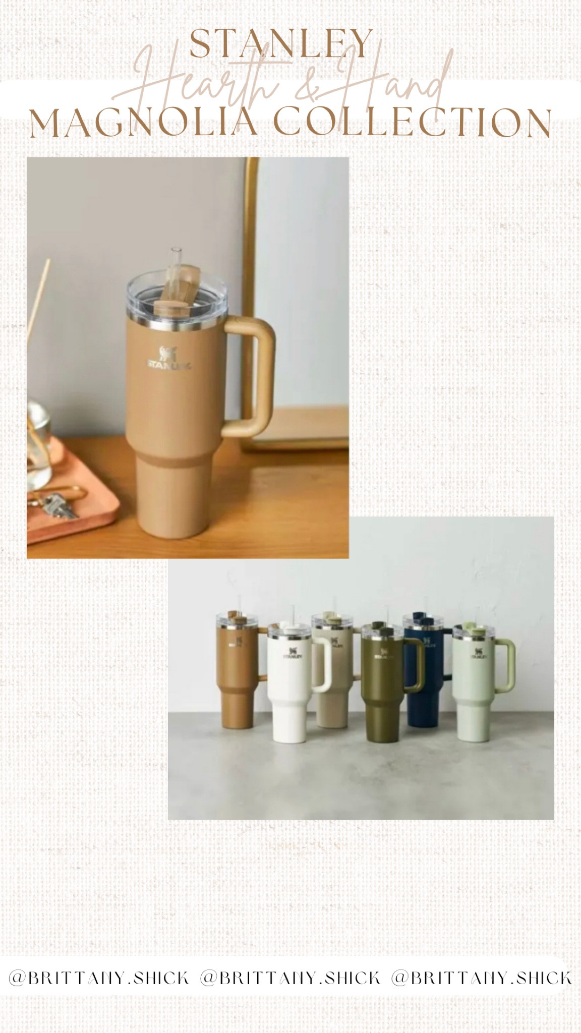 Stanley Hearth & Hand Magnolia Collection
Joanna Gaines 
Neutral colors Target 40oz

#LTKtravel #LTKBacktoSchool #LTKunder50