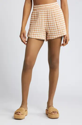 Premium Surf Check Cotton Shorts | Nordstrom