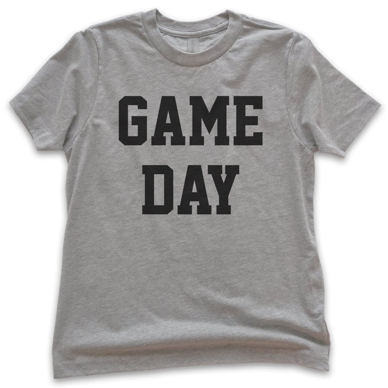 Kids Game Day T-shirt, Youth Kids Boy Girl T-Shirt, Sports Fan Shirt, Football Baseball Shirt, Ba... | Walmart (US)