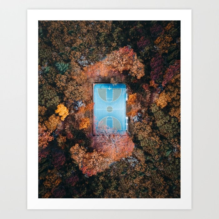 Autumn Court Art Print | Society6