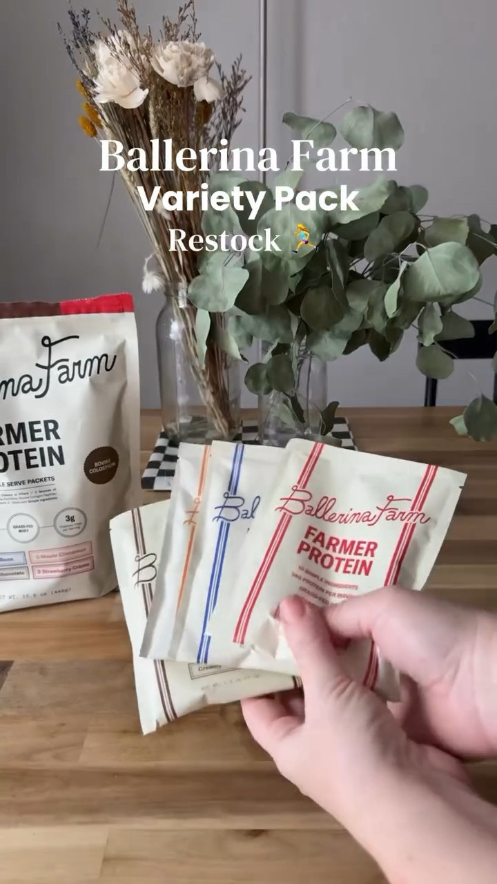 Comment “shop” and I’ll send you a direct link to the Ballerina Farm Shop on Amazon (this will ensure you order from BF & not a fake seller). 

#ballerinafarm #farmerprotein #proteinrecipe #proffee #cleanproteinpowder