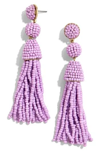 Women's Baublebar Granita Beaded Tassel Earrings | Nordstrom