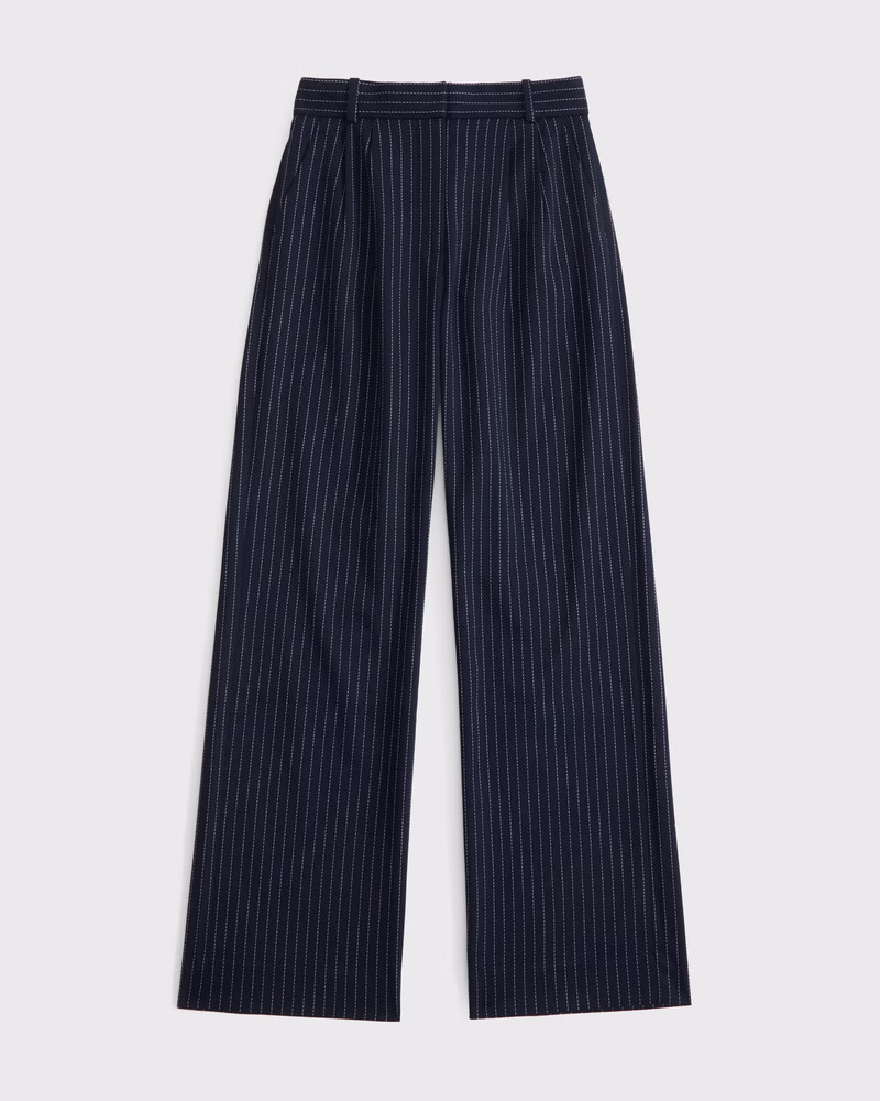 A&F Sloane Tailored Wide Leg Pant | Abercrombie & Fitch (US)