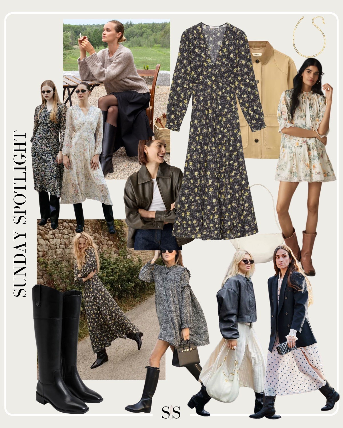 Sunday Spotlight: Rider boots + floral maxi | barn jacket, floral maxi dress, rider boot

Monthly outfit planner MARCH

#springoutfit #casualstyle 
