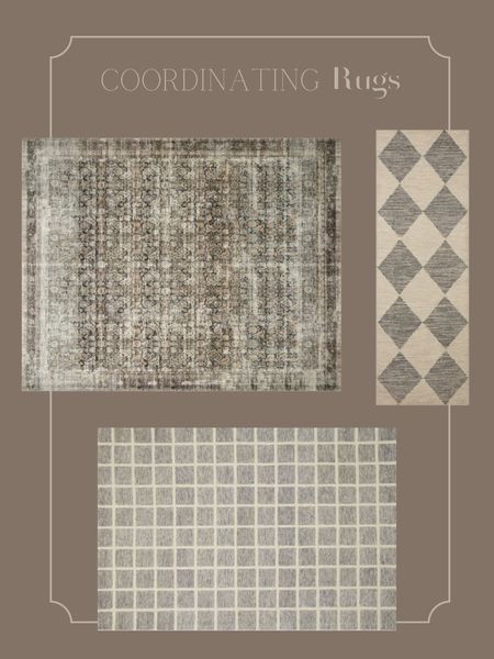 Coordinating rugs for an open concept home! 

#LTKFind #LTKhome