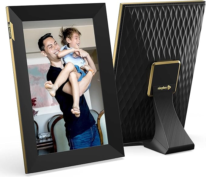 Nixplay 10.1 inch Touch Screen Digital Picture Frame with WiFi (W10K) - Black - Share Photos and ... | Amazon (US)