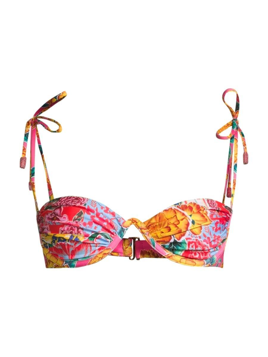 Fiorever Donna Floral Underwire Bikini Top | Saks Fifth Avenue