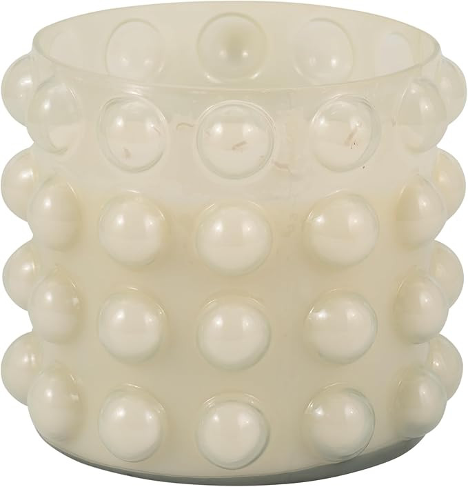 Sagebrook Home Boho Bubble Glass Candle - Handcrafted Scented Wax Candle with Modern Decorative D... | Amazon (US)