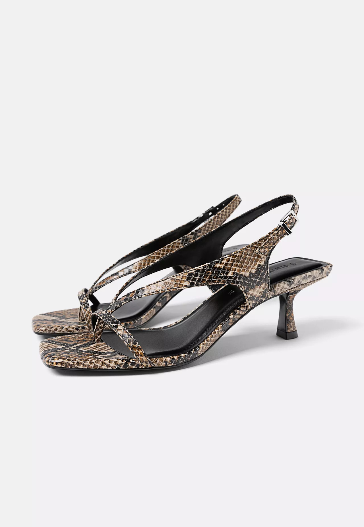 Strappy heeled sandals - Women's Heel Shoes | Stradivarius United Kingdom | Stradivarius (UK)
