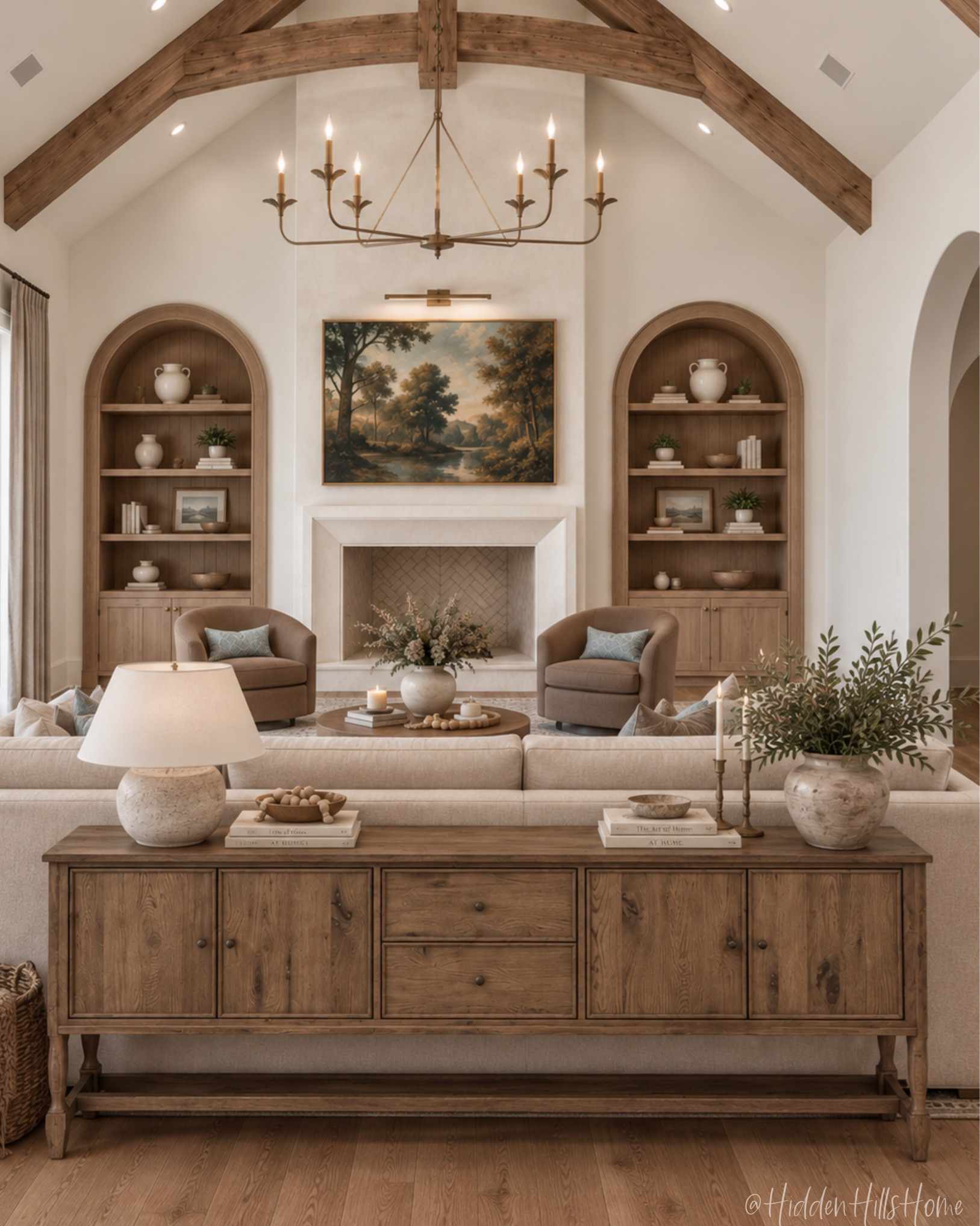 Cozy living room decor ideas! Living room design, sectional sofa, home decor, living room inspiration, accent chairs, living room rug, media cabinet, console table

#LTKHome #LTKSaleAlert #LTKSeasonal