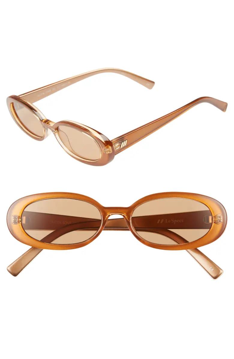 Outta Love 51mm Oval Sunglasses | Nordstrom