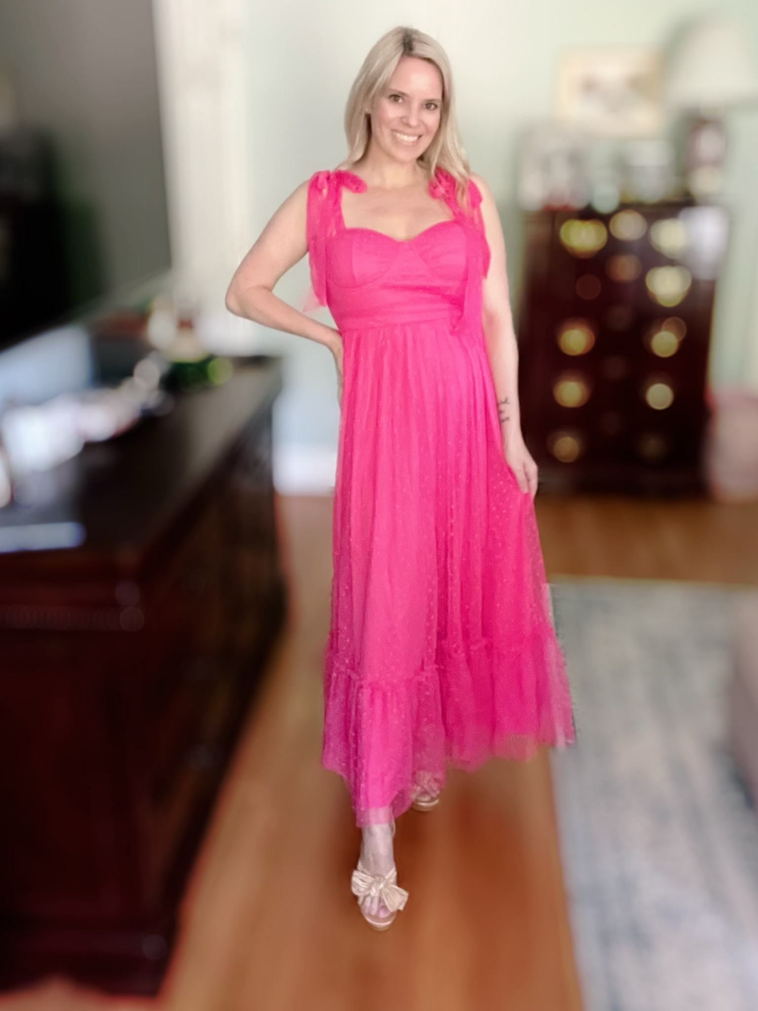 Wedding guest dress, vacation dress, pink Maxi dress, tie shoulder dress, semi formal dress 

#LTKFindsUnder50 #LTKFindsUnder100 #LTKOver40