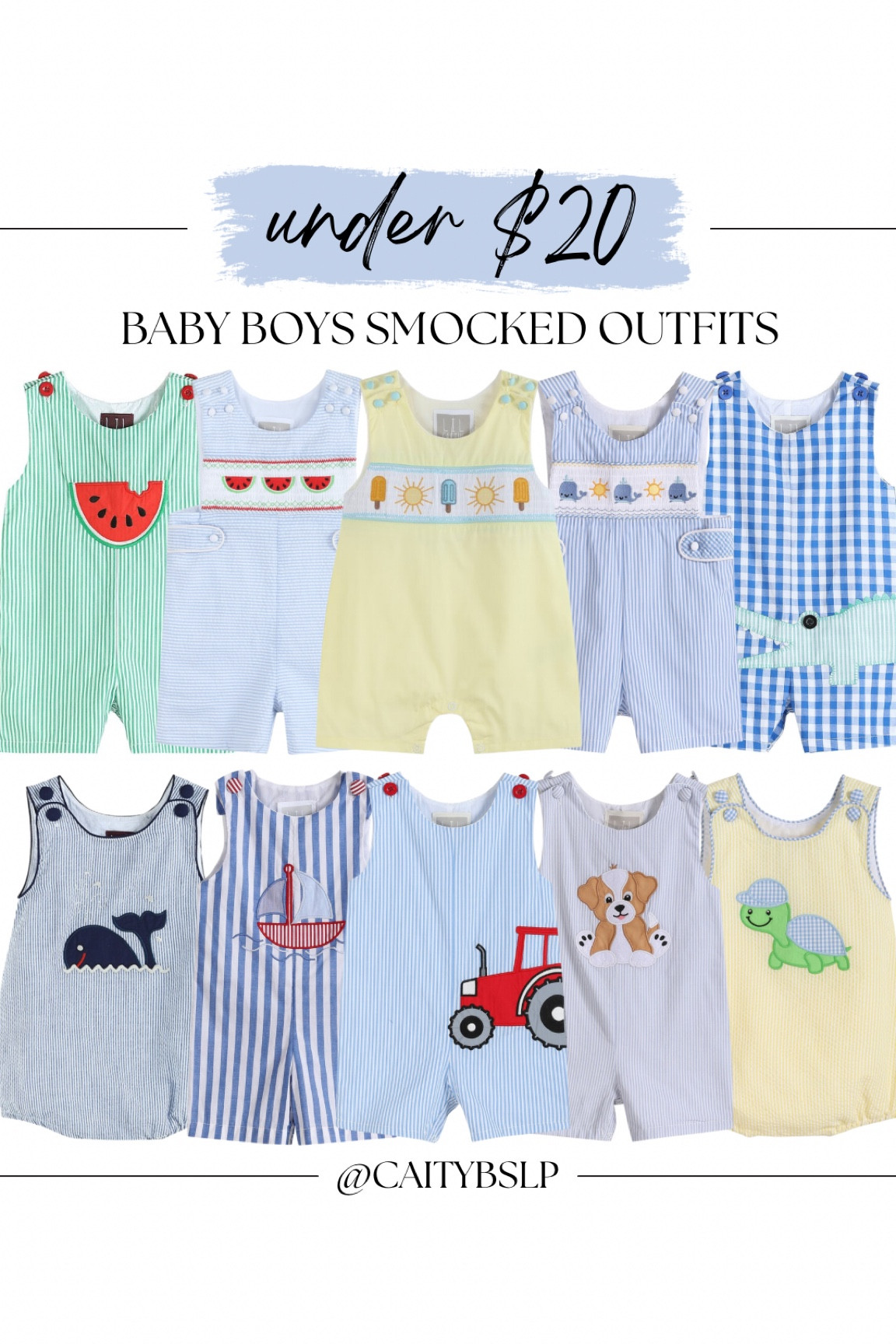 Adorable baby boy smocked outfits that won’t break the bank! All under $20! 🤩

baby boy, baby boy outfits, smocked outfits, baby boy jonjons, baby boy bubble, under $20, cute baby boy outfits, Zulily 

#LTKbaby #LTKFind #LTKSeasonal