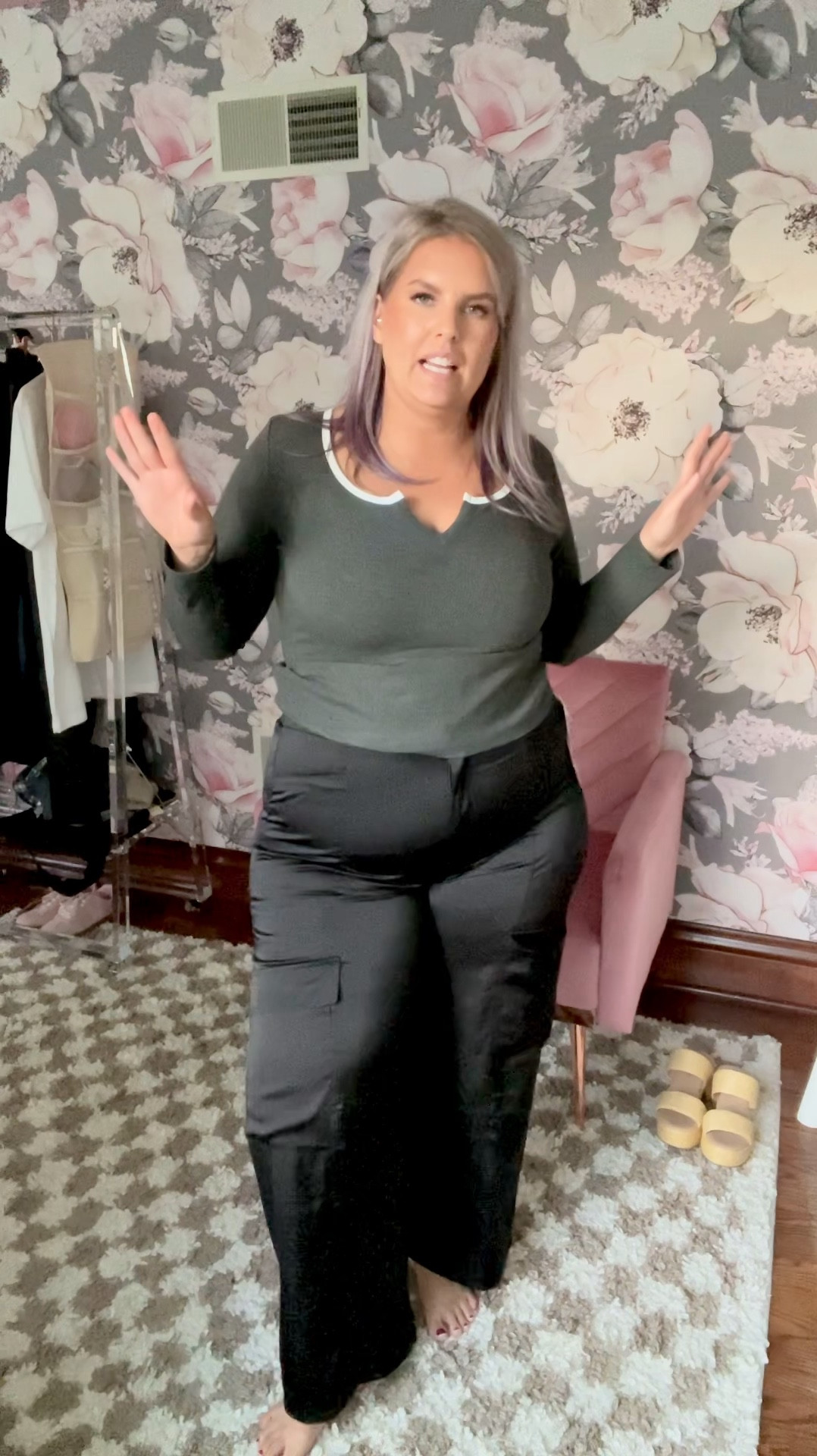 These satin pants are so good for the fall!

⏺Walmart Satin Cargo Pant
⏺Wearing XXL -TTS
⏺Walmart
⏺Linked other clothes that pair well

#under20 #under30 #under40 #under50 #under60 #under75 #under100 #affordable #budget #inexpensive #size14 #size16 #size12 #medium #large #extralarge #xl #curvy #midsize #pear #pearshape #pearshaped budget fashion, affordable fashion, budget style, affordable style, curvy style, curvy fashion, midsize style, midsize fashion #walmart #walmartfashion #walmartstyle  walmart fashion, walmart style, walmart outfit, walmart look, walmart fashion, found it at walmart, walmart fashion finds, walmart summer, walmart winter, walmart fall, walmart spring, walmart new arrivals, walmart outfit, walmart outfit inspo, walmart outfit inspiration, walmart curves, walmart curvy, curvy walmart, midsize walmart, walmart midsize, walmart ootd, walmart shopping, new at walmart  #fall #ootd #outfit #seasonal #autumn #sweater #boots Fall outfit, seasonal outfit, fall fashion, fall style, fall outfit ideas, fall outfit inspo, fall outfit inspiration, styling for fall, styling fall outfits, autumn style, autumn fashion, autumn ootd, autumn outfit, fall tops, fall boots, fall sweater, fall sweaters, fall look, fall looks, fall inspo, fall inspiration, fall styling, fall ootd, ootd fall, fall midsize, fall curvy, fall photos 

#LTKFindsUnder50 #LTKStyleTip #LTKVideo