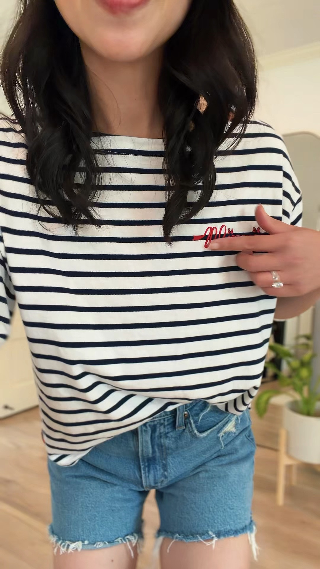 Two easy Disneyland outfits for busy mom days ❤️

The Minnie tee is under $10 right now, and these are the most flattering (and actually comfy) jean shorts I’ve found all year. Easy to throw on and still feel put together.

For reference, I’m 5’7, 120 lbs. Wearing size S in the tops and 26 in the jeans shorts and S in the linen shorts. I could also do a 27 in jean shorts for a more relaxed fit. 

#LTKTravel #LTKOver40 #LTKmomlife