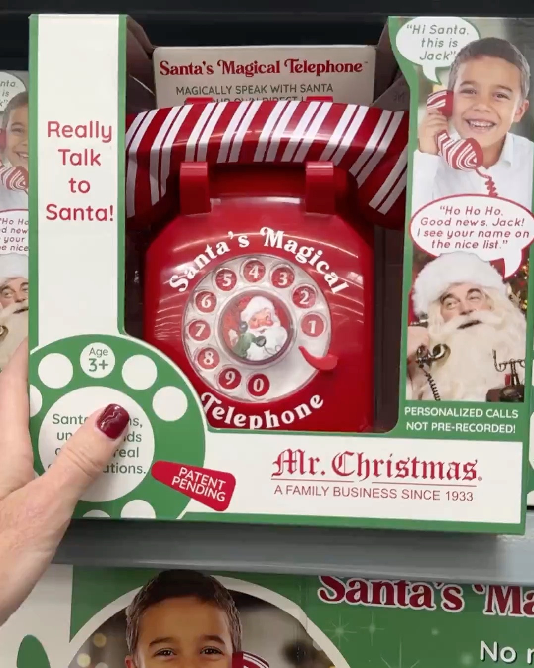 Magic Christmas phone!!☎️ my boys would have loved this and called so many times!! (I still remember that Nolan had a vintage red phone in his room)  

#LTKKids #LTKSeasonal #LTKFindsUnder50