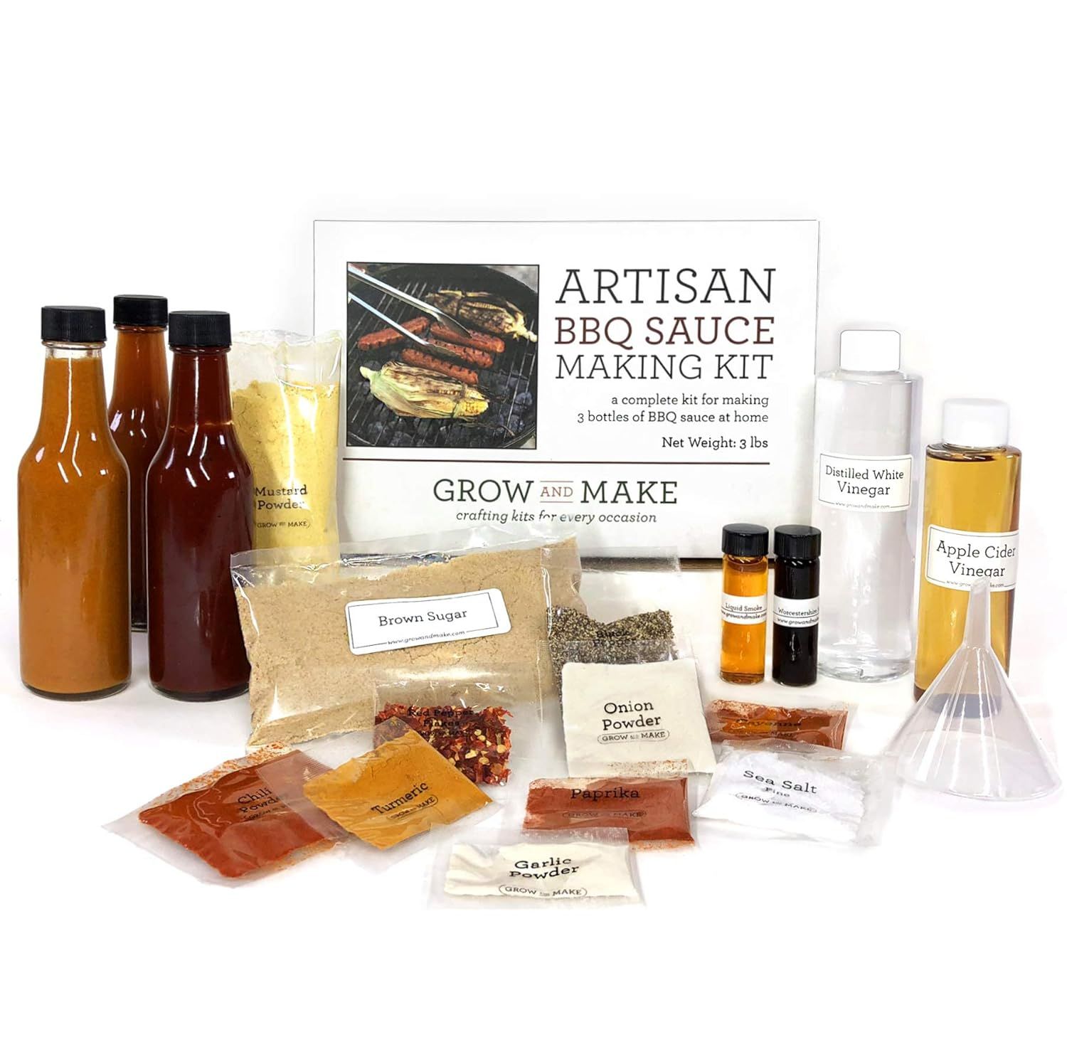 Artisan DIY BBQ Sauce Making Kit - Learn how to make a variety of grilling sauces at home | Amazon (US)