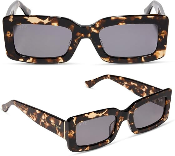 DIFF Indy | Designer | Rectangle | Sunglasses for Women UV400 Protection | Amazon (US)