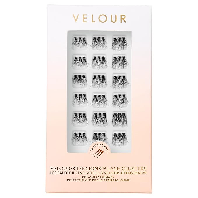 Velour Xtensions Eyelash Refills - False, Individual Vegan Lash Extensions - Lightweight, Fluffy,... | Amazon (US)