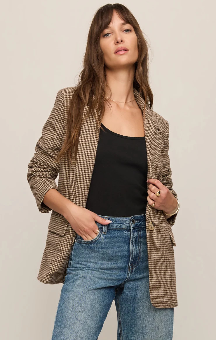 Evan Houndstooth Blazer | Z Supply