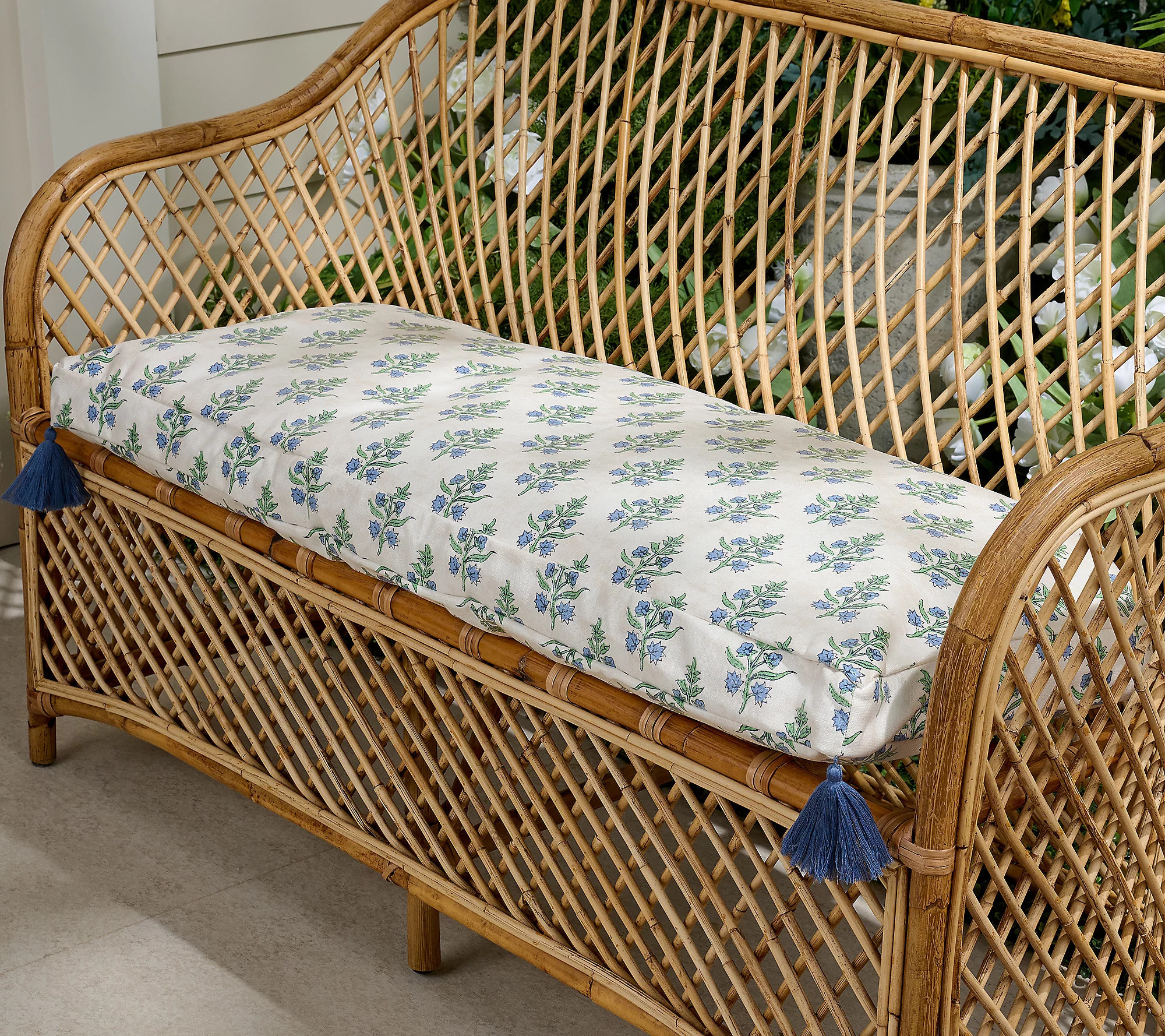 Cozy Cottage by Liz Marie Bench Cushion | QVC