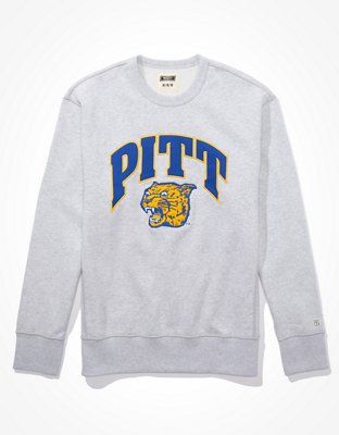 Tailgate Men's Pitt Panthers Crew Neck Sweatshirt | American Eagle Outfitters (US & CA)