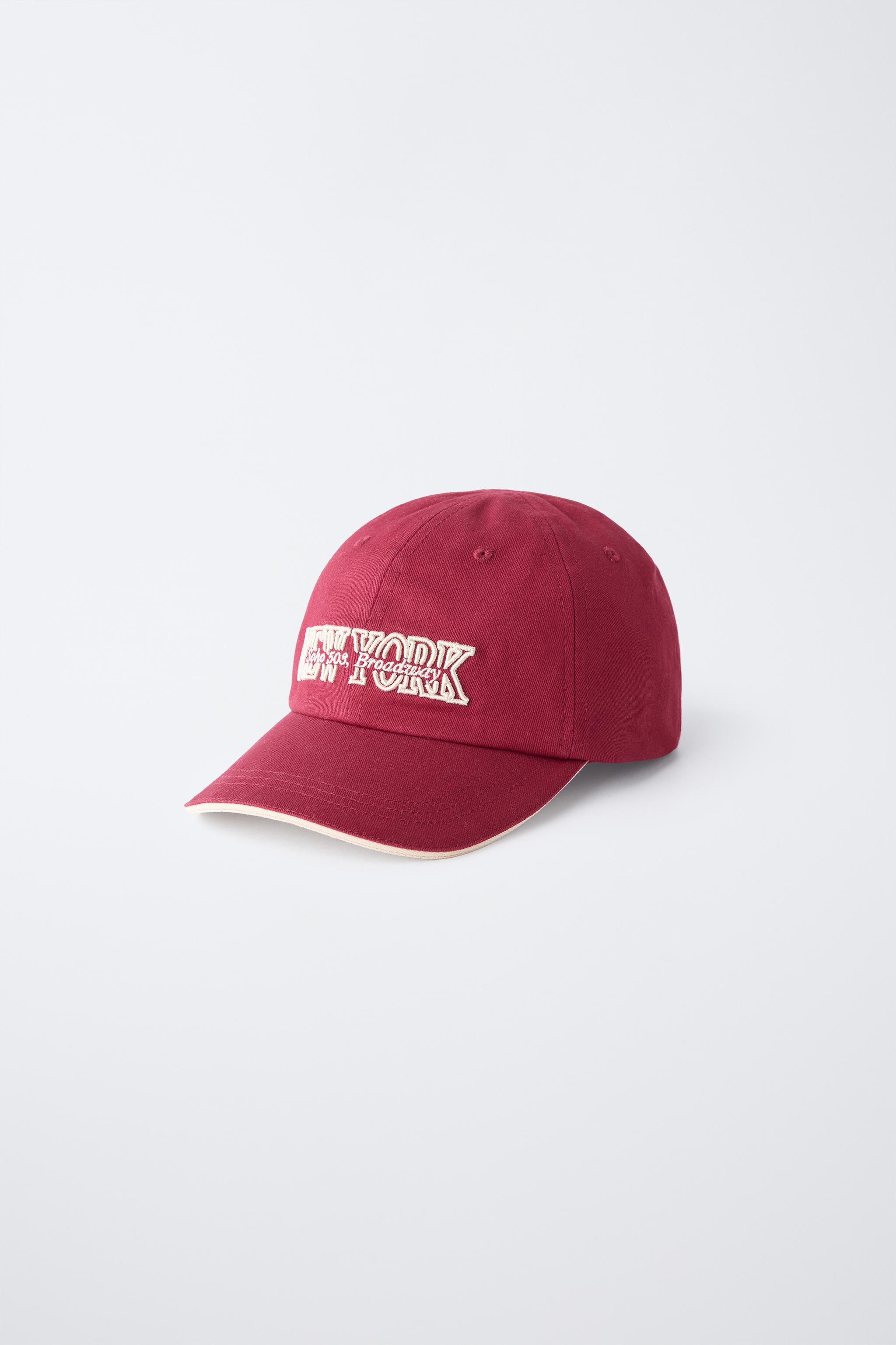 VARSITY CAP WITH EMBROIDERED TEXT | Zara UK