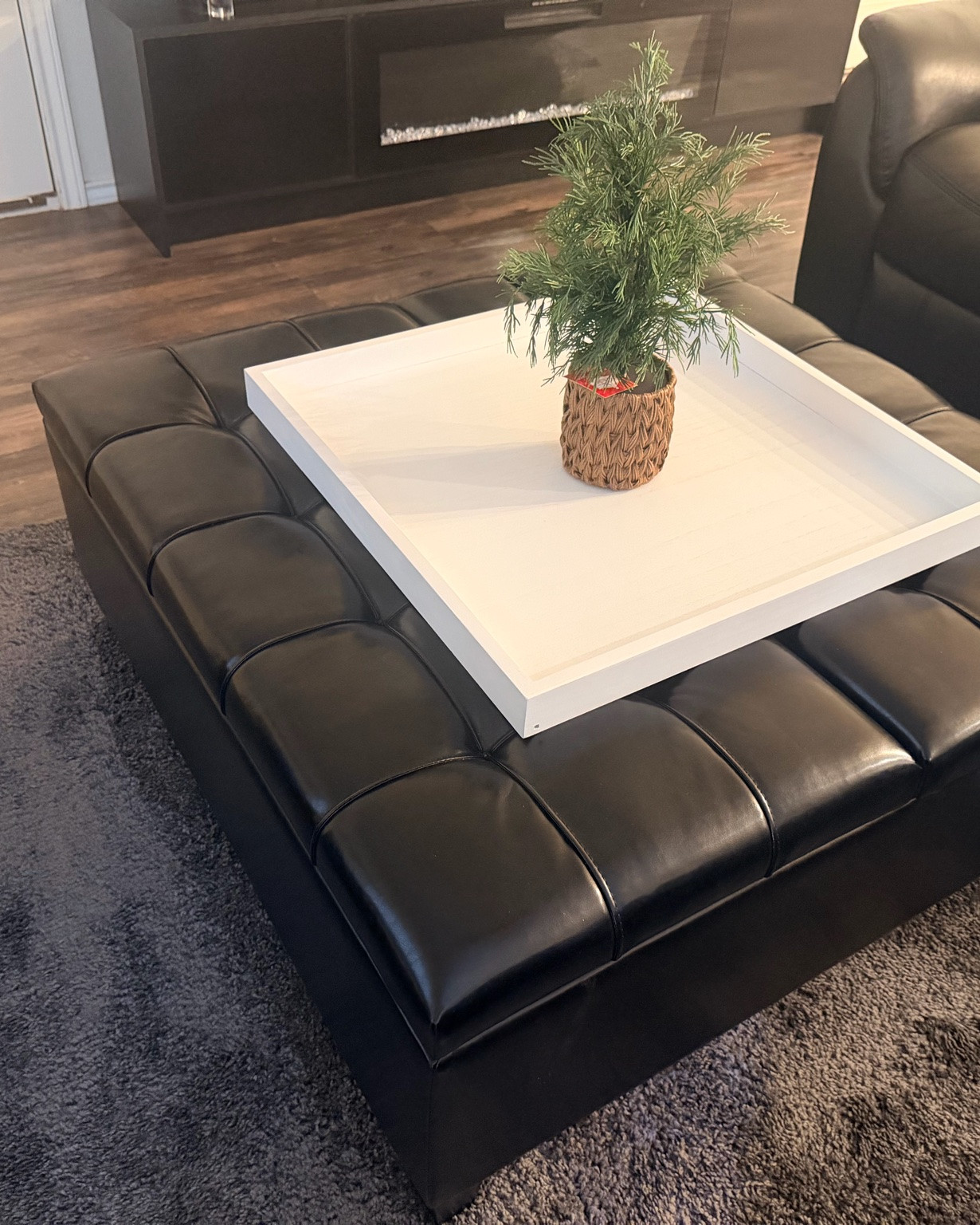 Bought this little potted tree today for my oversized ottoman @Walmart #walmartpartner #christmas

#LTKHome #LTKSeasonal
