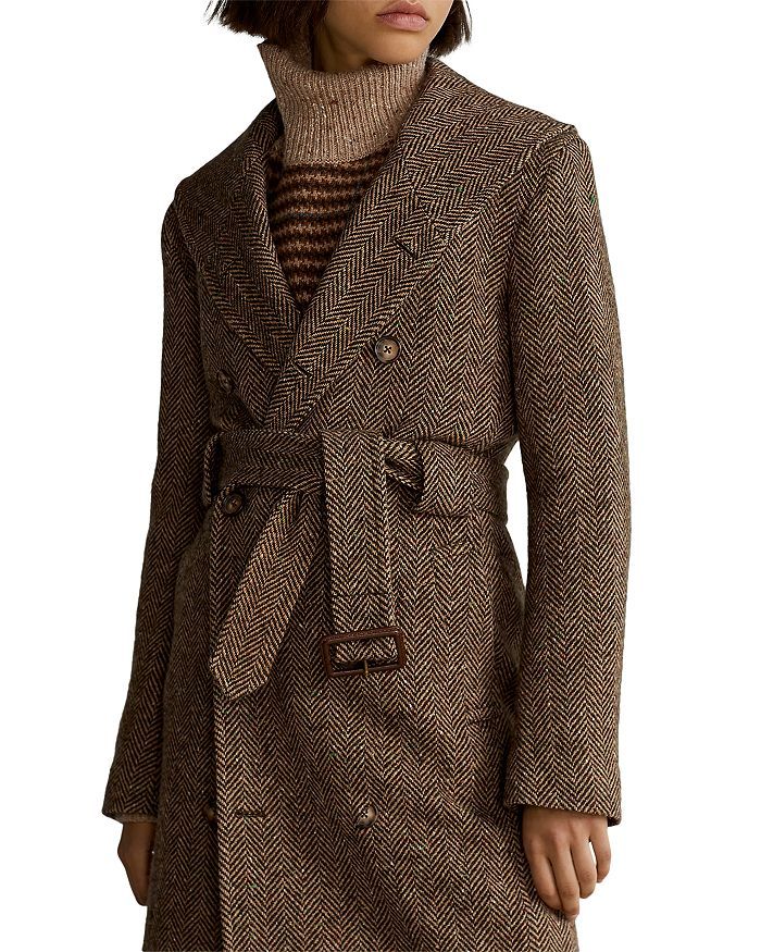 Herringbone Tweed Trench Coat | Bloomingdale's (US)