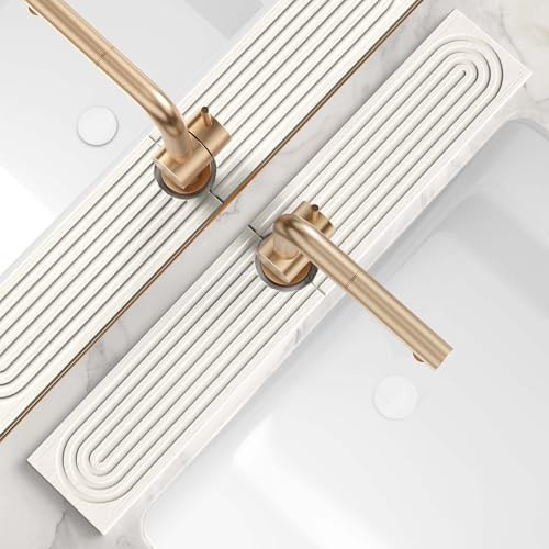 Faucet Mat for Kitchen Sink – Diatomite Stone Drying Mat & Sink Protector, Prevent Moisture –... | Amazon (US)