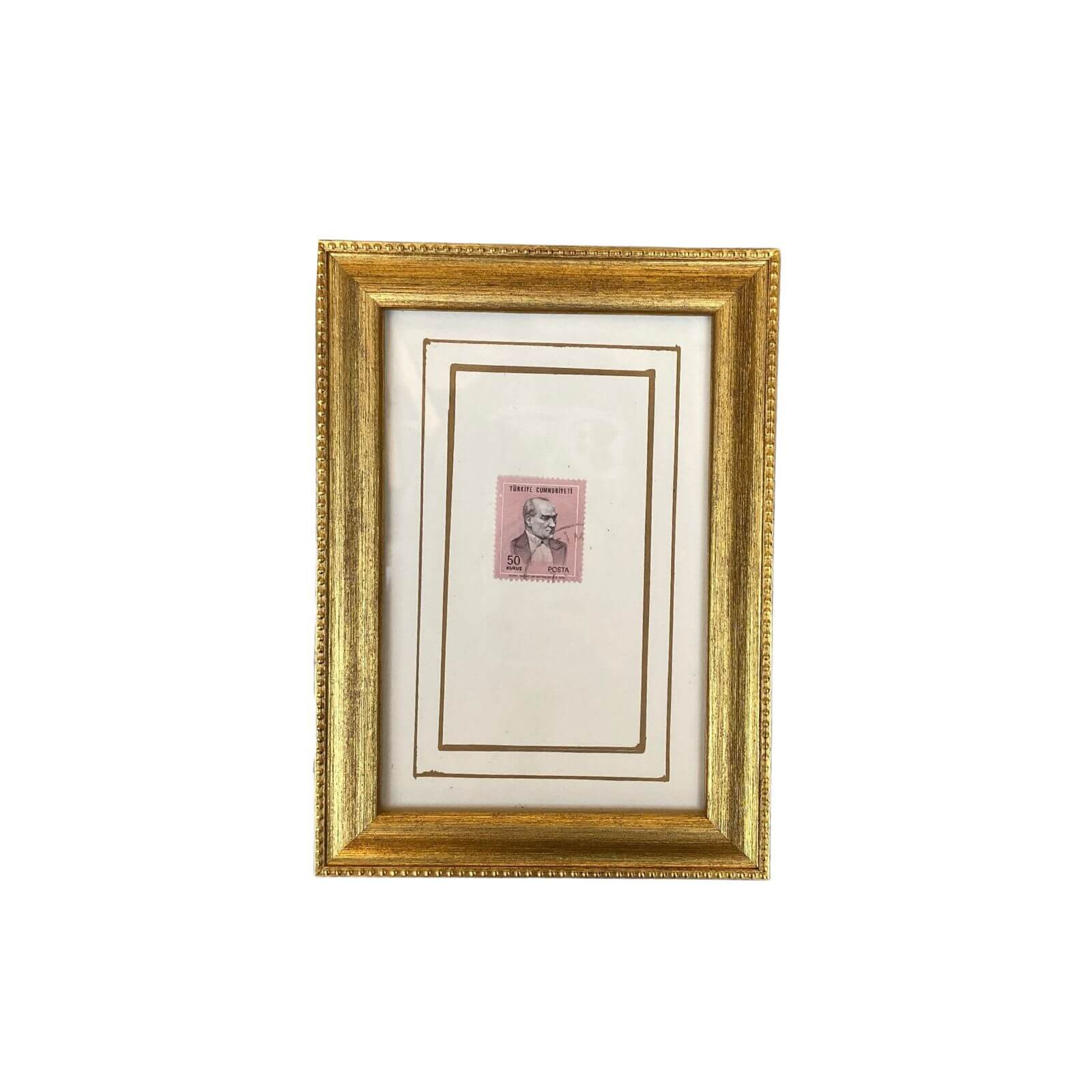 Pink Vintage Stamp Art | Brooke & Lou | Brooke and Lou