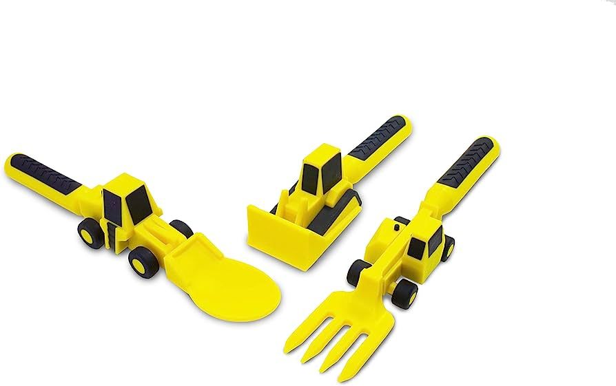 Constructive Eating Made in USA Set of 3 Construction Utensils for Toddlers, Infants, Babies and ... | Amazon (US)