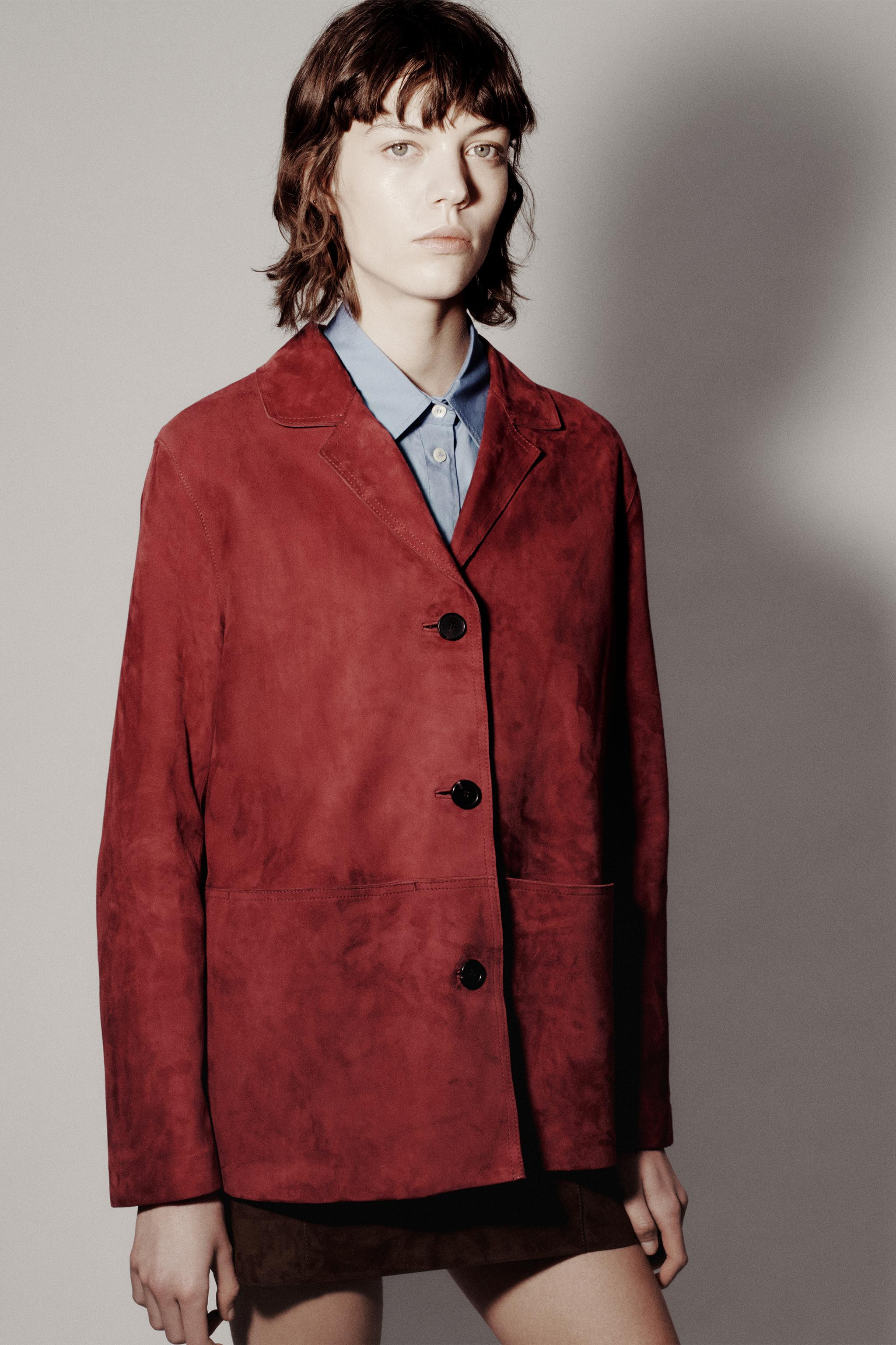 100% SUEDE BLAZER ZW COLLECTION LIMITED EDITION | Zara US