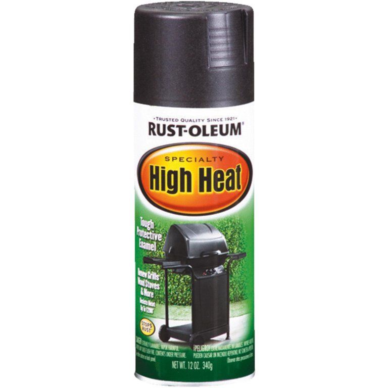 Bar-B-Que Black, Rust-Oleum Specialty High Heat Spray Paint, 12 oz | Walmart (US)