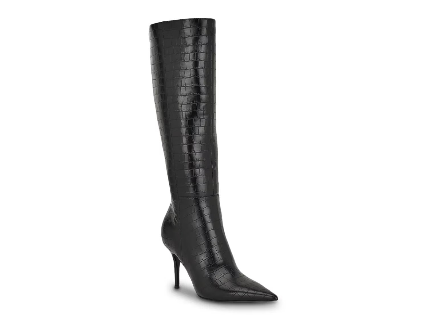 Guess Gressa Boot | Women's | Black Croc Print | Size 9.5 | Boots | DSW