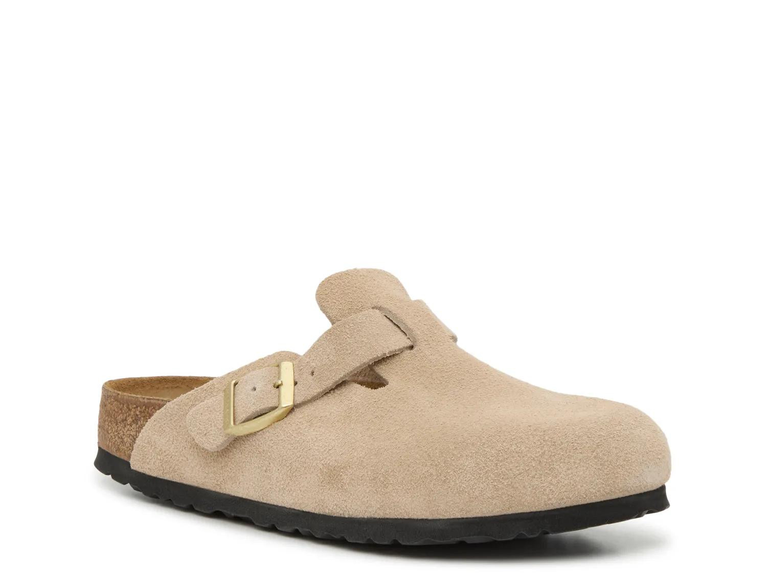 Birkenstock Boston Clog | Women's | Sand Suede | Size EU 39 / US Womens 8-8.5 / Mens 6-6.5 | Clogs | DSW