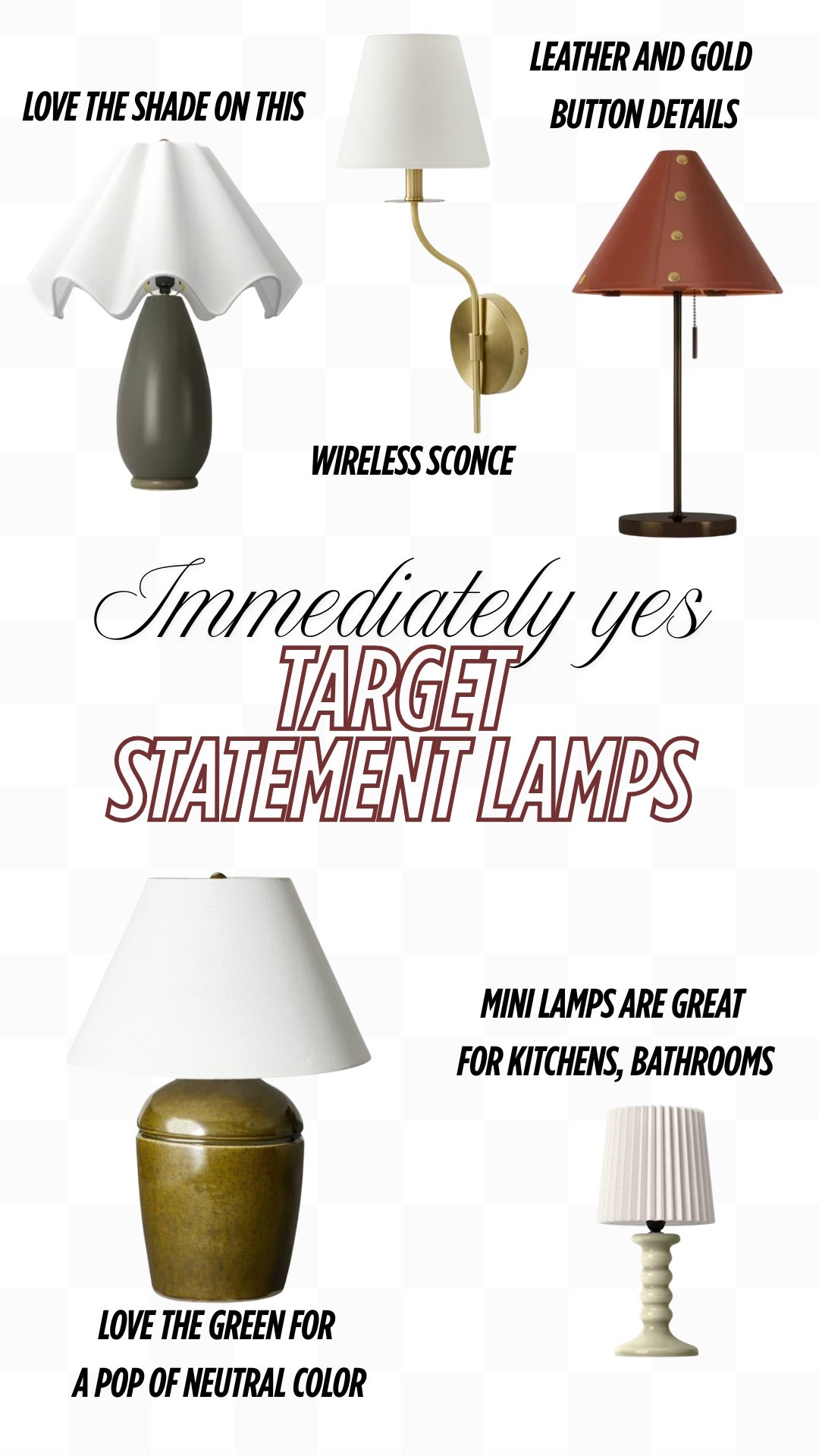 Target has such affordable great options for lamps! There are so many unique pieces, many come with a floor lamp option as well. Check them out 

#LTKStyleTip #LTKHome