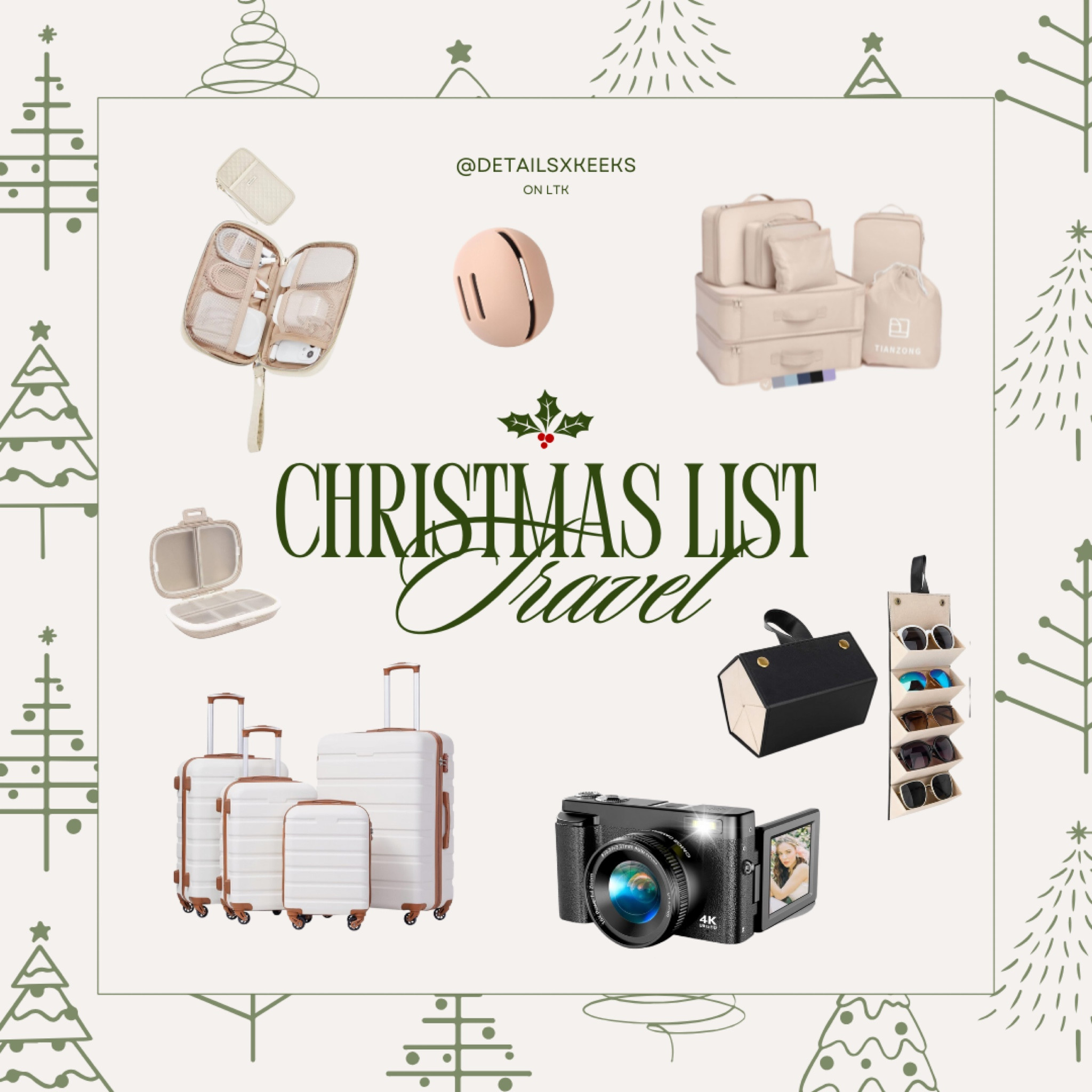 Christmas list for the travelers ✈️
