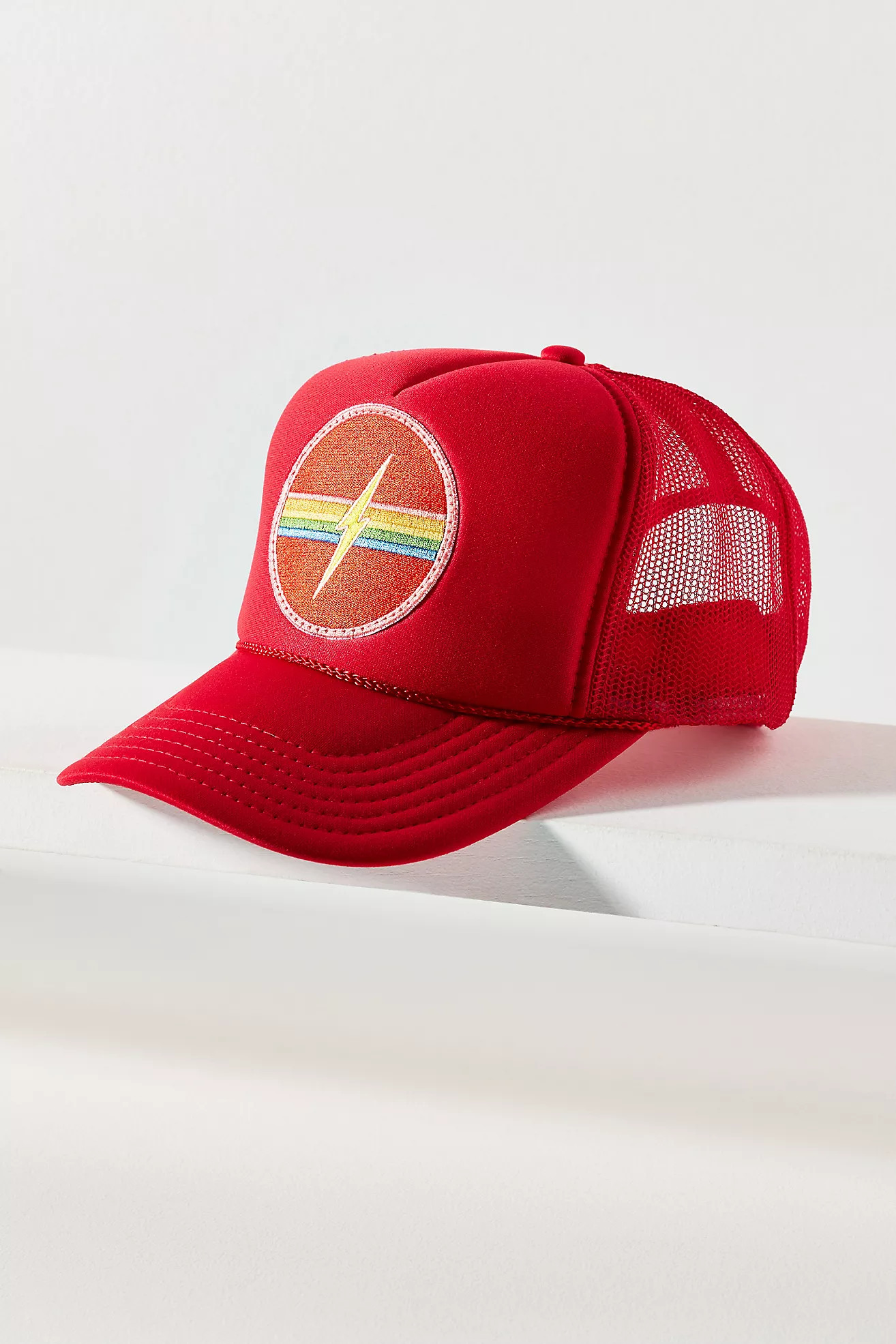 Friday Feelin Electric Trucker Hat | Anthropologie (US)