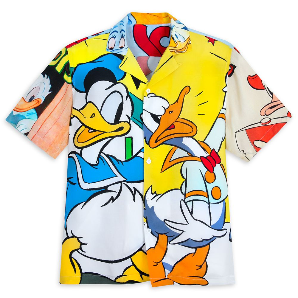 Donald Duck Woven Shirt for Adults | Disney Store