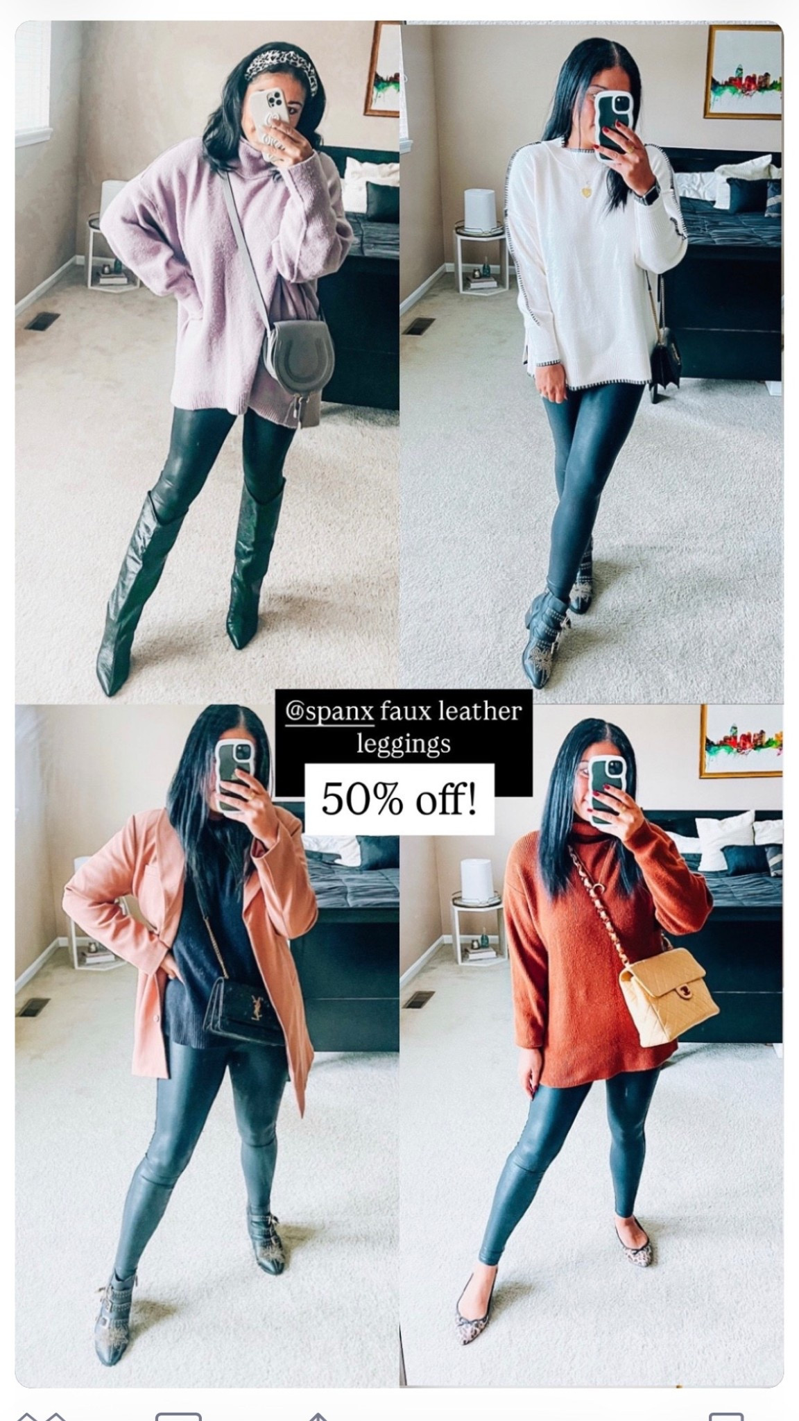 Spanx leggings
Faux leather leggings
Spanx leggings 50% off


#LTKSaleAlert #LTKootd #LTKmomlife