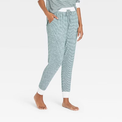 Women's Striped Perfectly Cozy Lounge Jogger Pants - Stars Above™ | Target