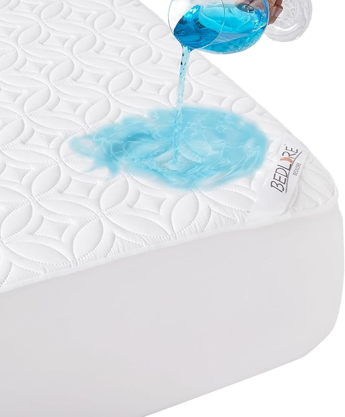 BEDLORE Waterproof Mattress Protector, Full Size Mattress Pad with Deep Pocket 6"-15" Depth, Soft... | Amazon (US)